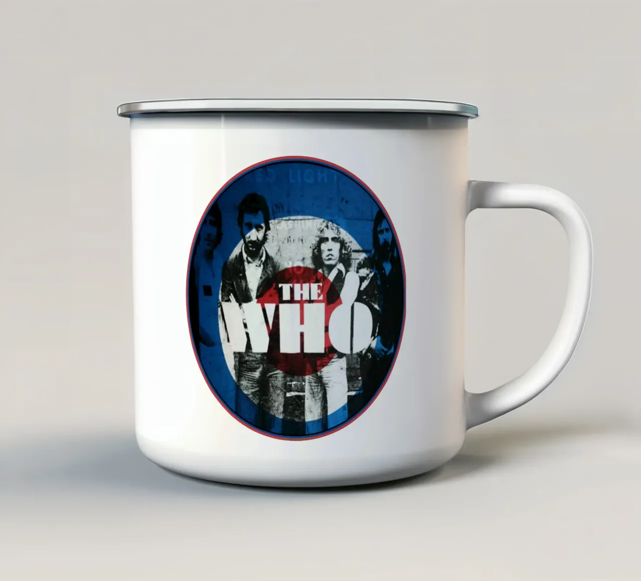 Hard rock - The Who tazza in smalto da igoshdesigns