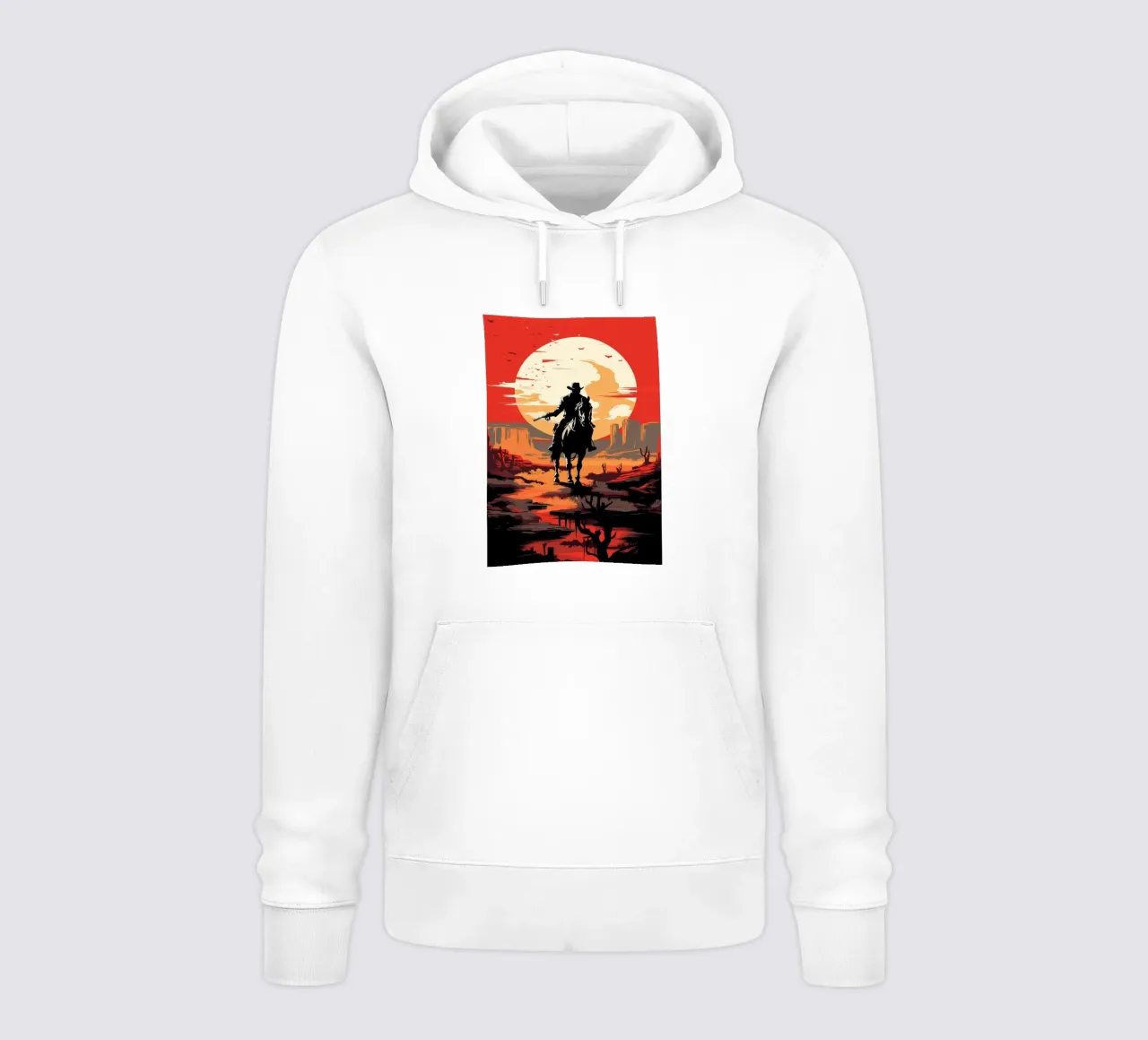 I GIOCHI DI RED DEAD REDEMPTION felpa con cappuccio da posterindo