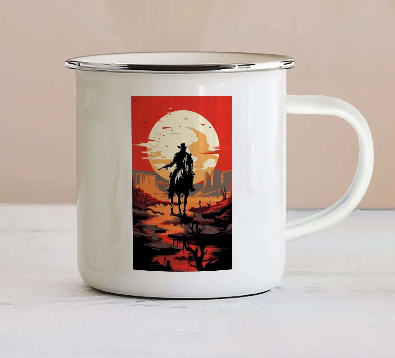 I GIOCHI DI RED DEAD REDEMPTION tazza in smalto da posterindo