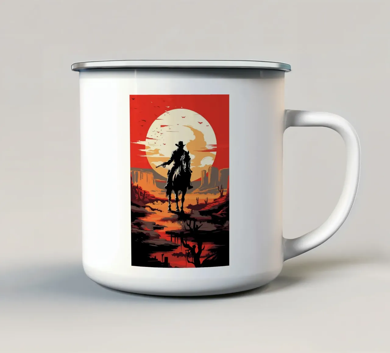 I GIOCHI DI RED DEAD REDEMPTION tazza in smalto da posterindo
