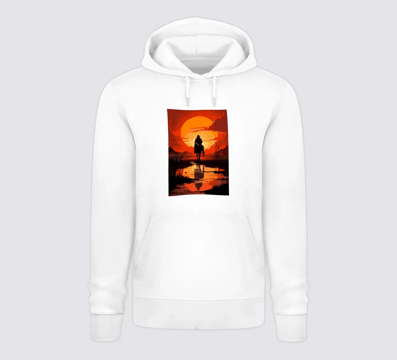 I GIOCHI DI RED DEAD REDEMPTION felpa con cappuccio da posterindo