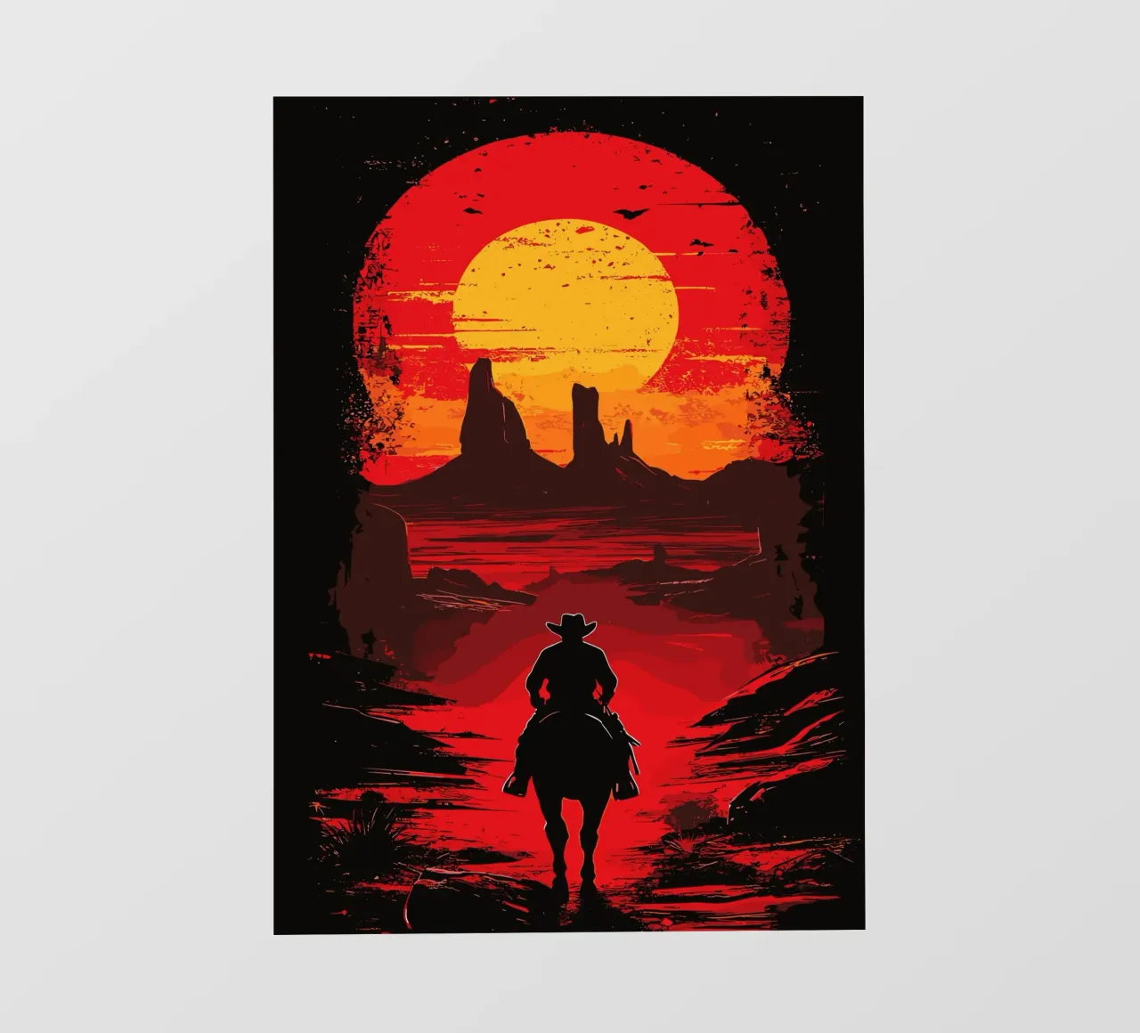 I GIOCHI DI RED DEAD REDEMPTION pellicola backlit da posterindo