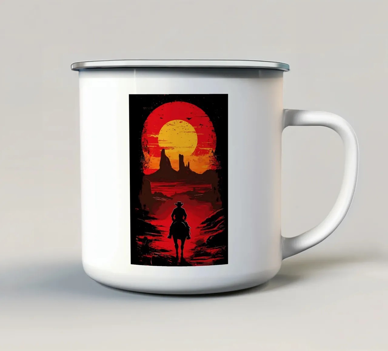 I GIOCHI DI RED DEAD REDEMPTION tazza in smalto da posterindo