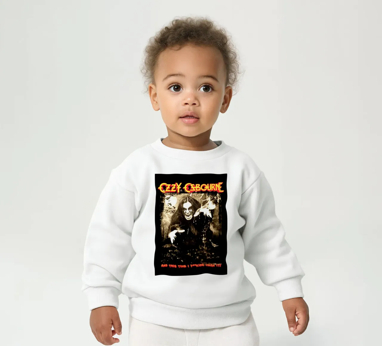 Ozzy Osbourne - Gruppo hardrock felpa neonato da mannys_artt