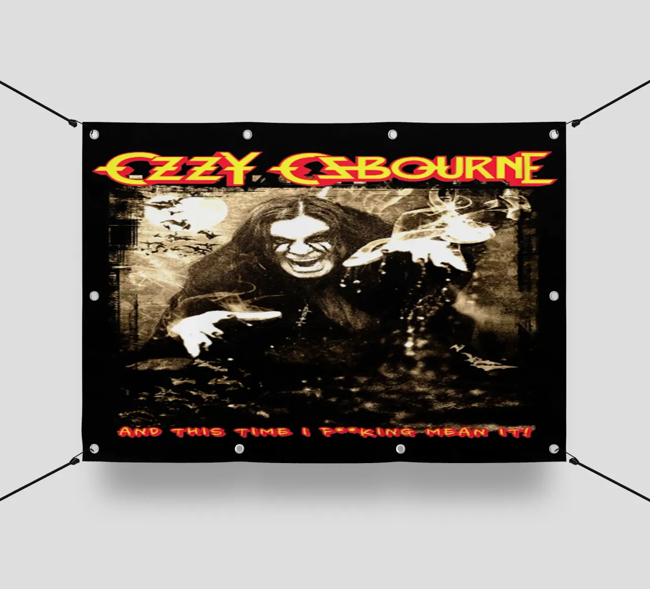 Ozzy Osbourne - Gruppo hardrock telo in pvc da mannys_artt