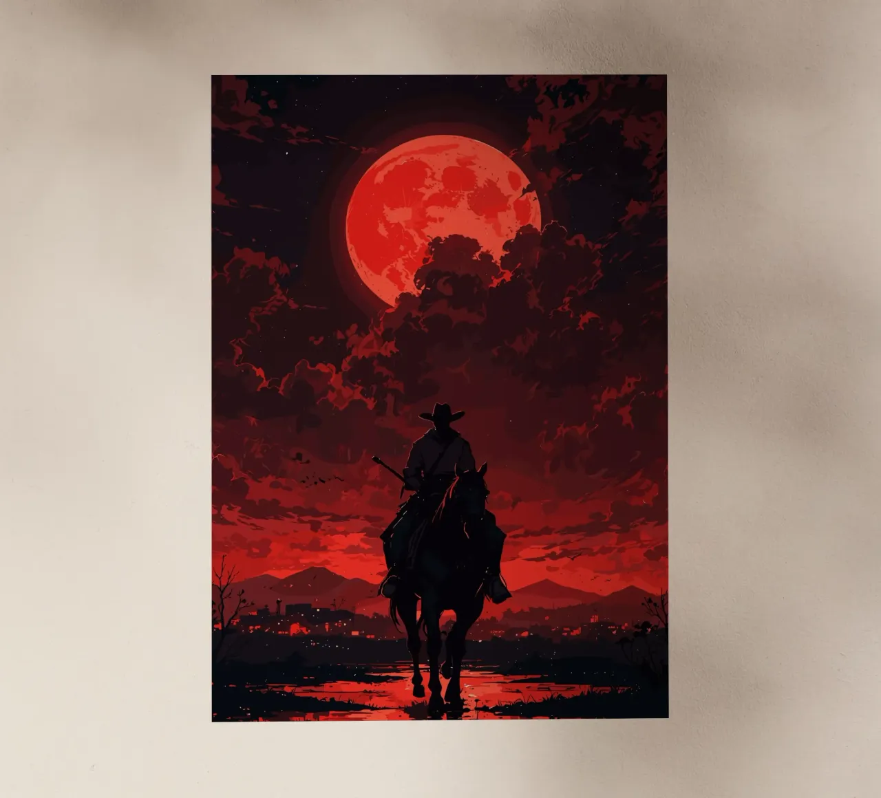I GIOCHI DI RED DEAD REDEMPTION pellicola backlit da posterindo