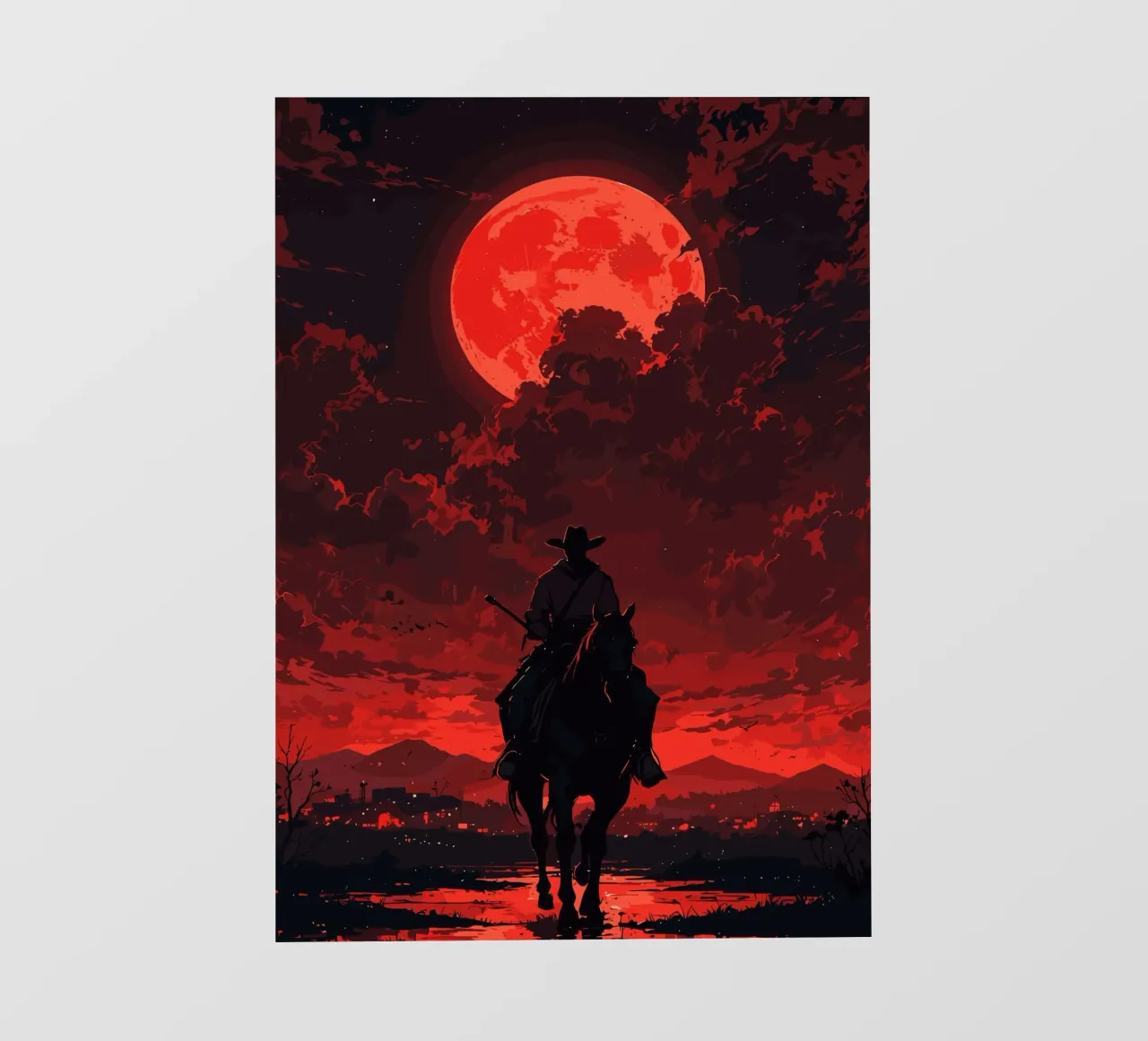 I GIOCHI DI RED DEAD REDEMPTION pellicola backlit da posterindo