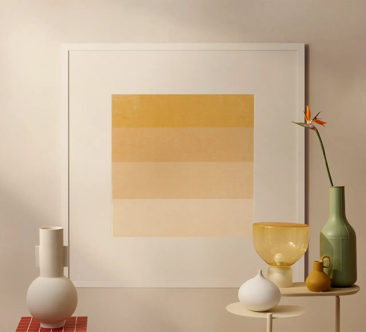 Tavolozza dei toni della terra poster con telaio in plastica da LaylaOzHome