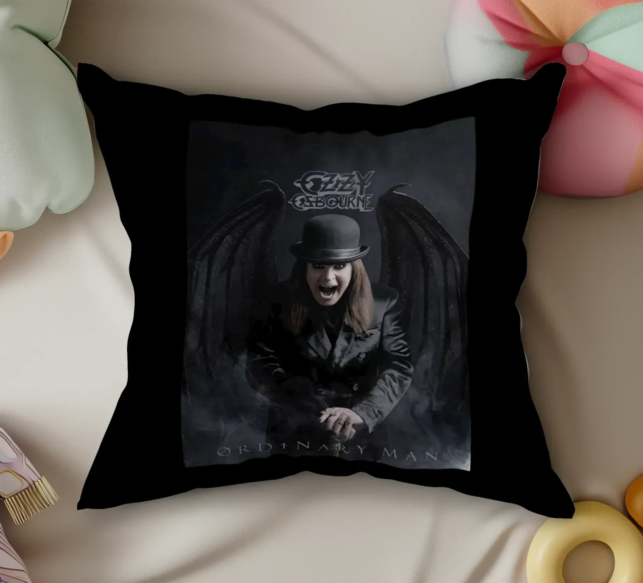 HardRock - Ozzy Osbourne cuscino da mannys_artt