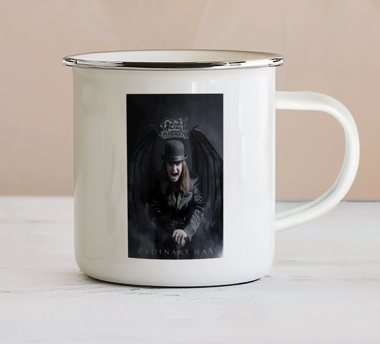 HardRock - Ozzy Osbourne tazza in smalto da mannys_artt