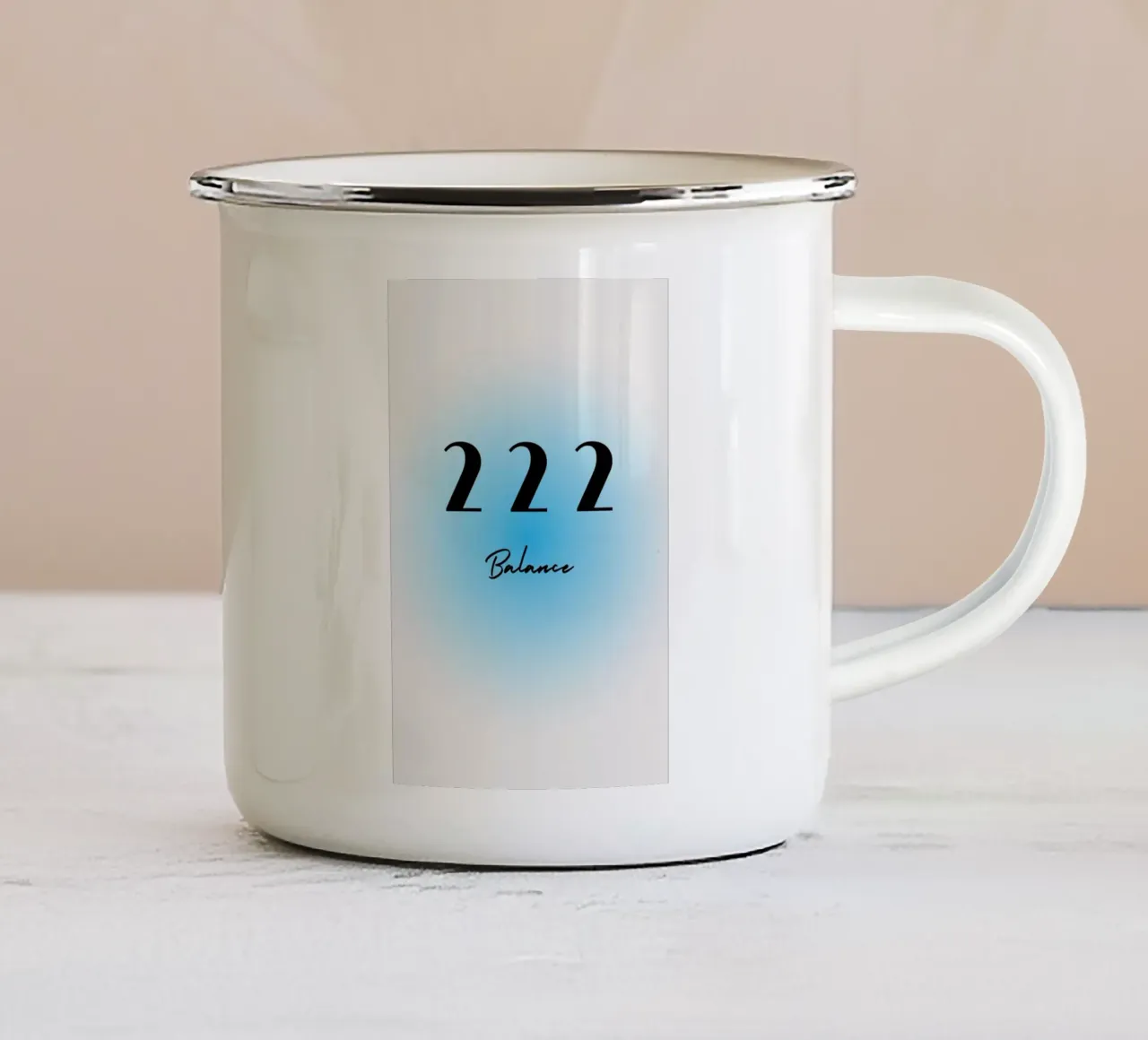 222-Balance tazza in smalto da AESTHETIC VIBES by Isabel
