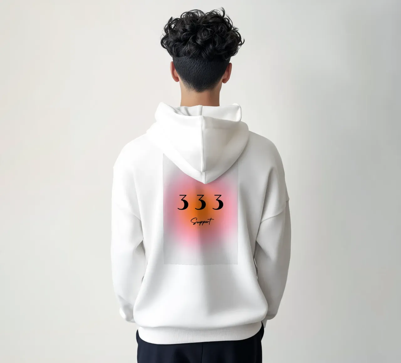 333-Support felpa con cappuccio da AESTHETIC VIBES by Isabel