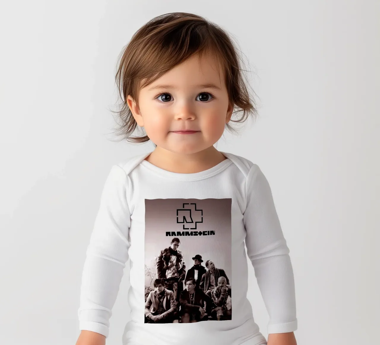 Rammstein band babyrompertje lange mouwen van Lembayung art
