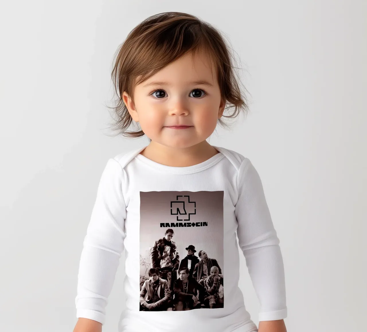 Rammstein band babyrompertje lange mouwen van Lembayung art