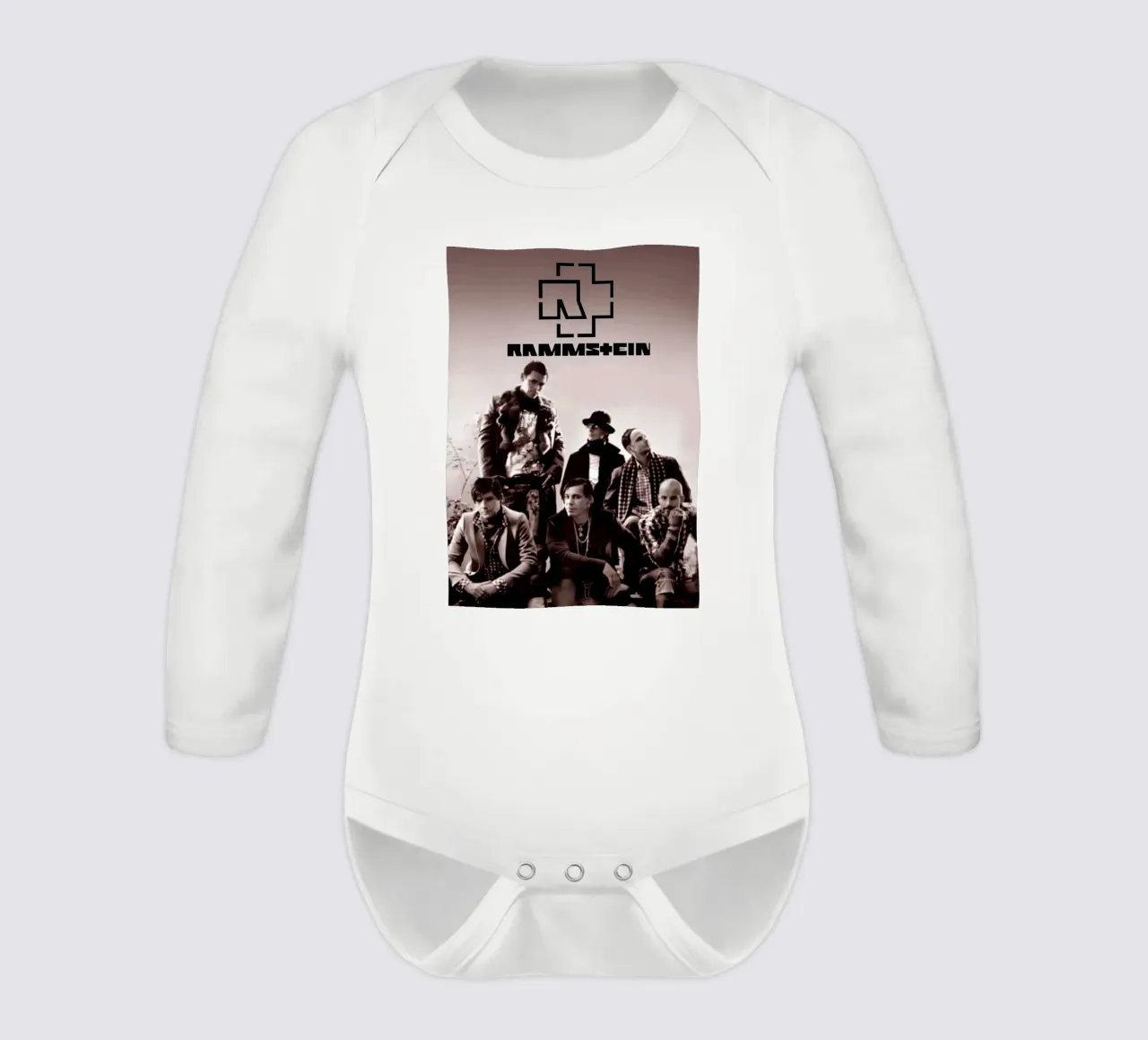 Rammstein band babyrompertje lange mouwen van Lembayung art