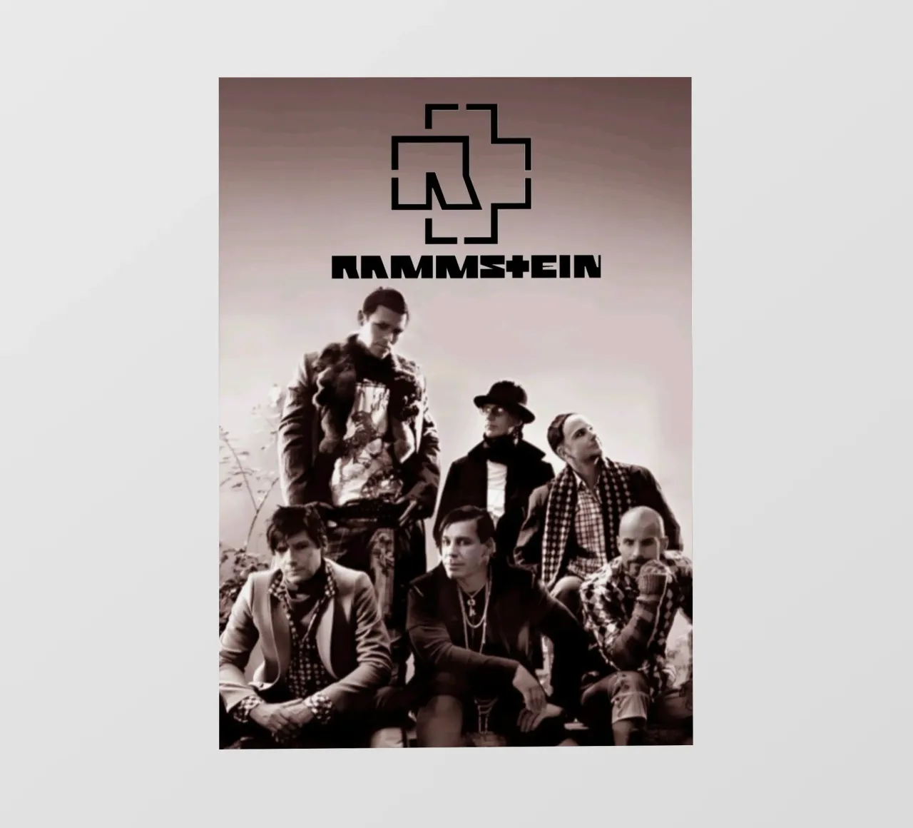 Rammstein band fotobehang van Lembayung art