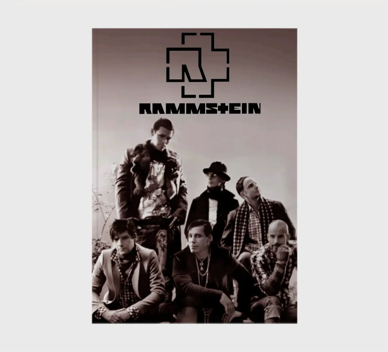 Groupe Rammstein carnet de notes de Lembayung art