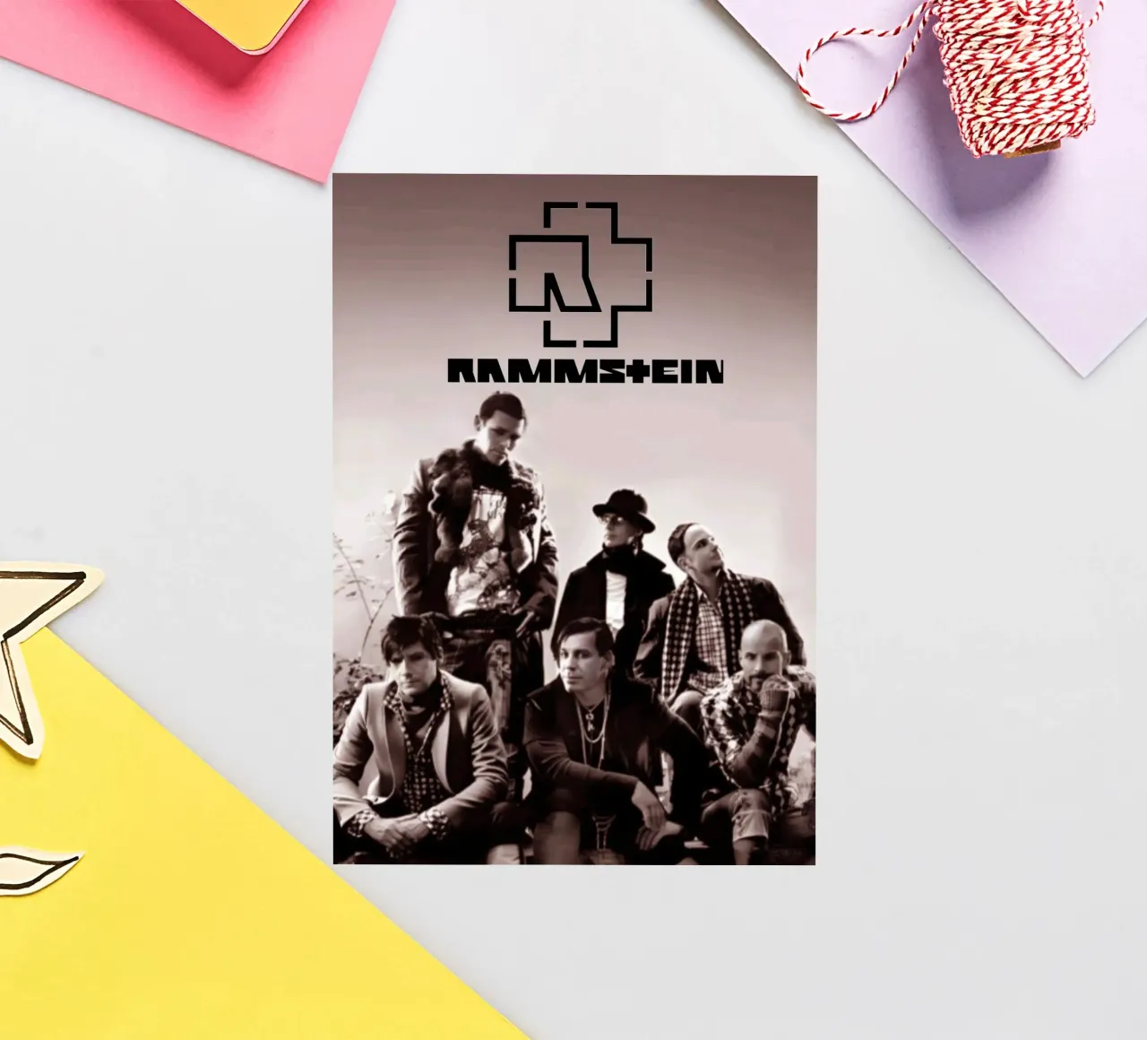 Groupe Rammstein autocollant de Lembayung art
