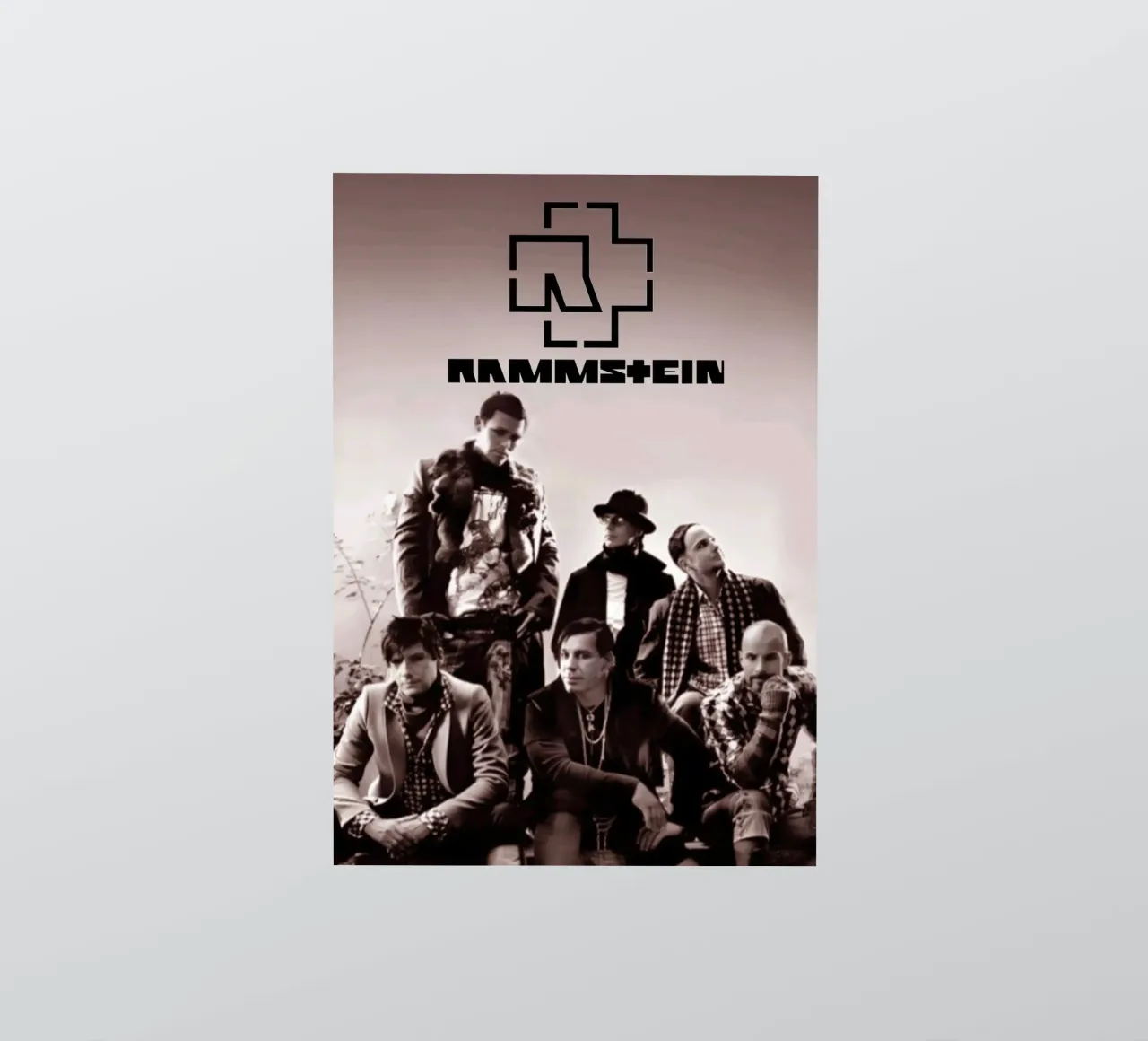 Groupe Rammstein autocollant de Lembayung art