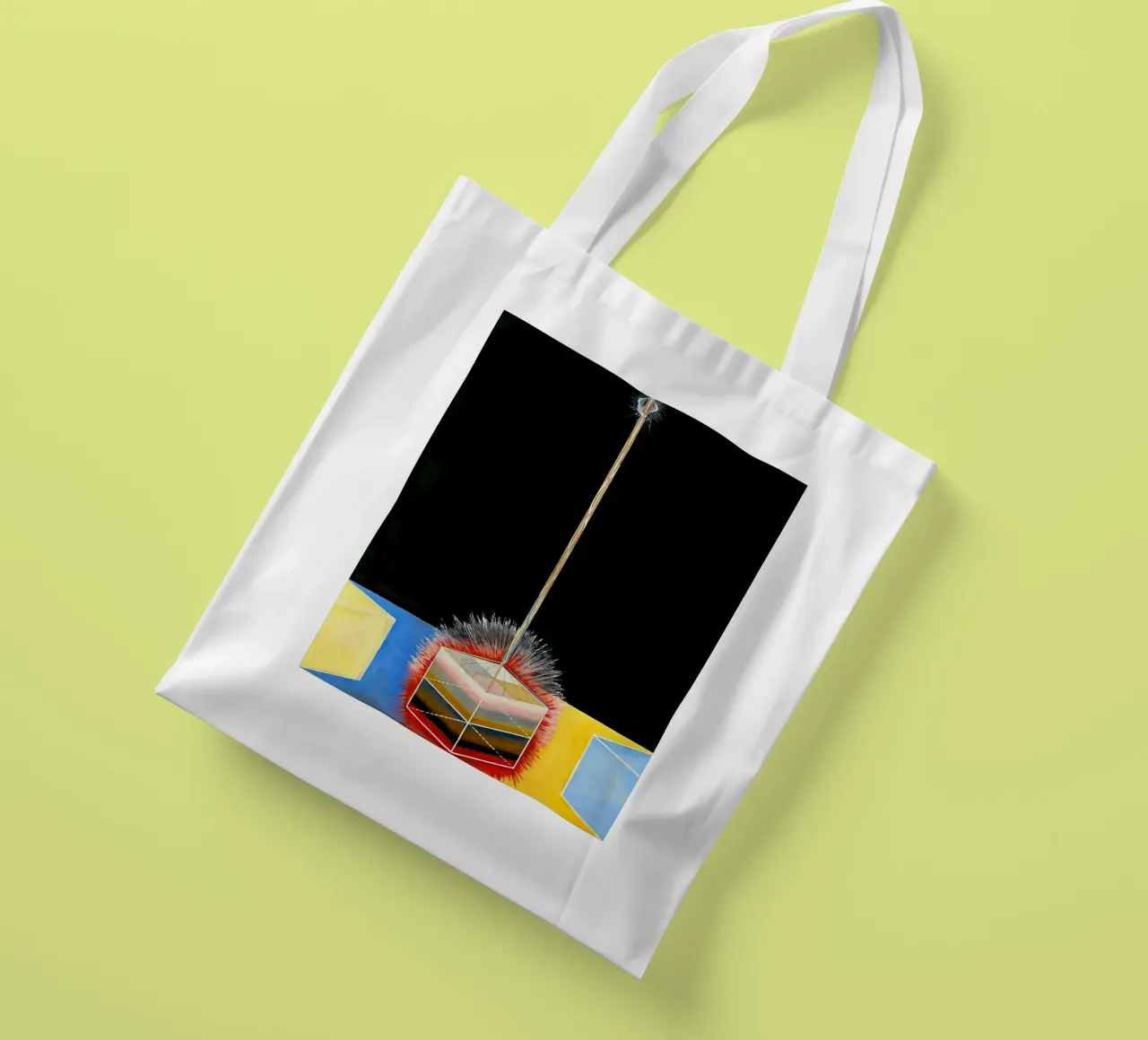 Hilma af Klint - La Colomba n. 03 Gruppo IX-UW n. 27 borsa in juta da William Store