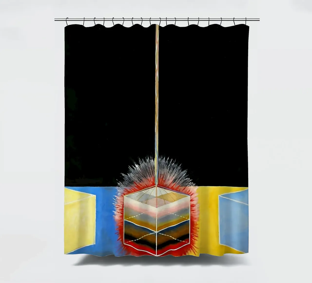Hilma af Klint - La Colomba n. 03 Gruppo IX-UW n. 27 tenda da doccia da William Store