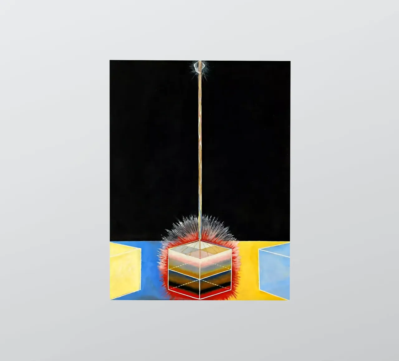 Hilma af Klint - La colombe n° 03 Groupe IX-UW n° 27 autocollant de William Store