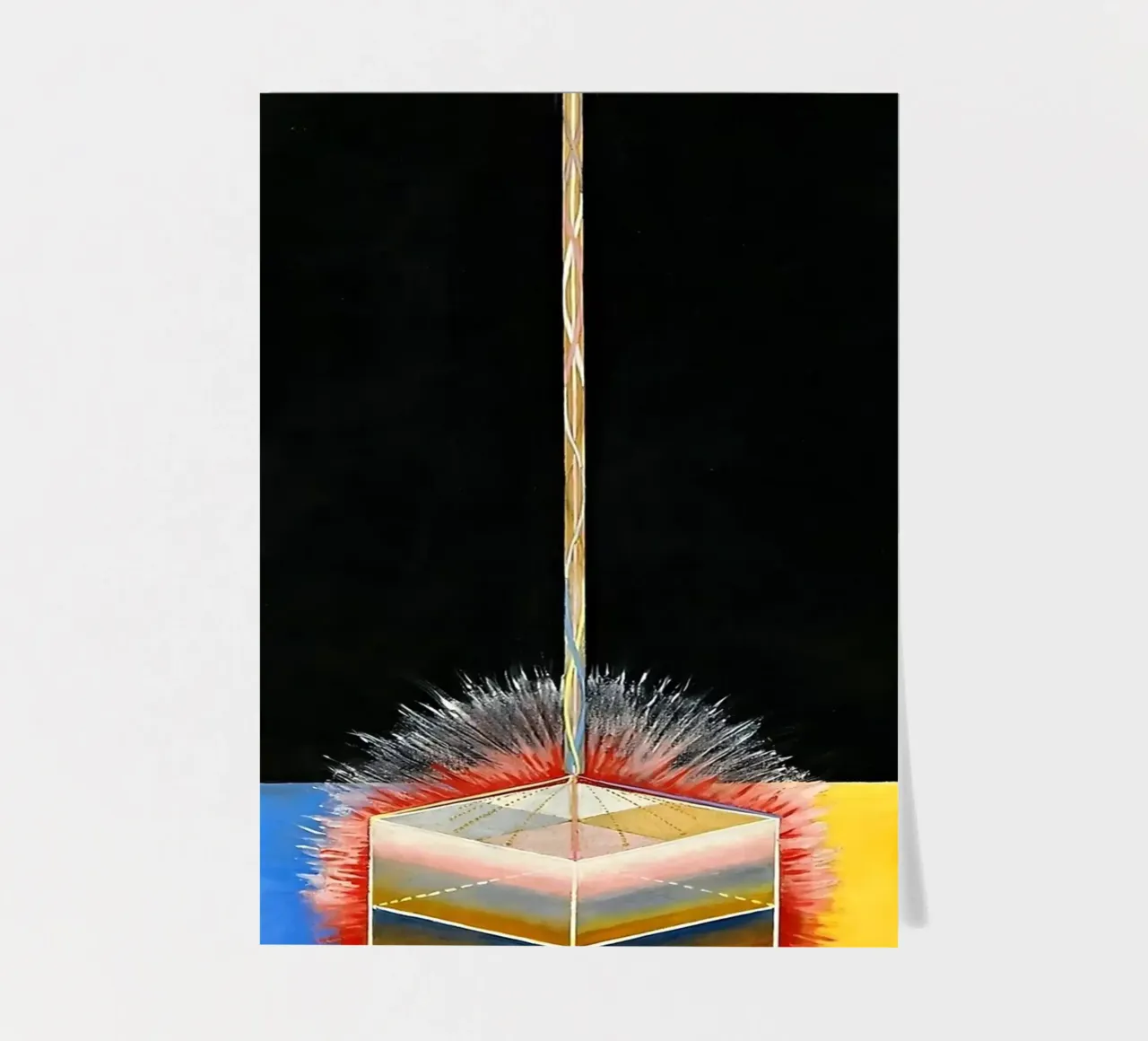 Hilma af Klint - La colombe n° 03 Groupe IX-UW n° 27 planche autocollant de William Store