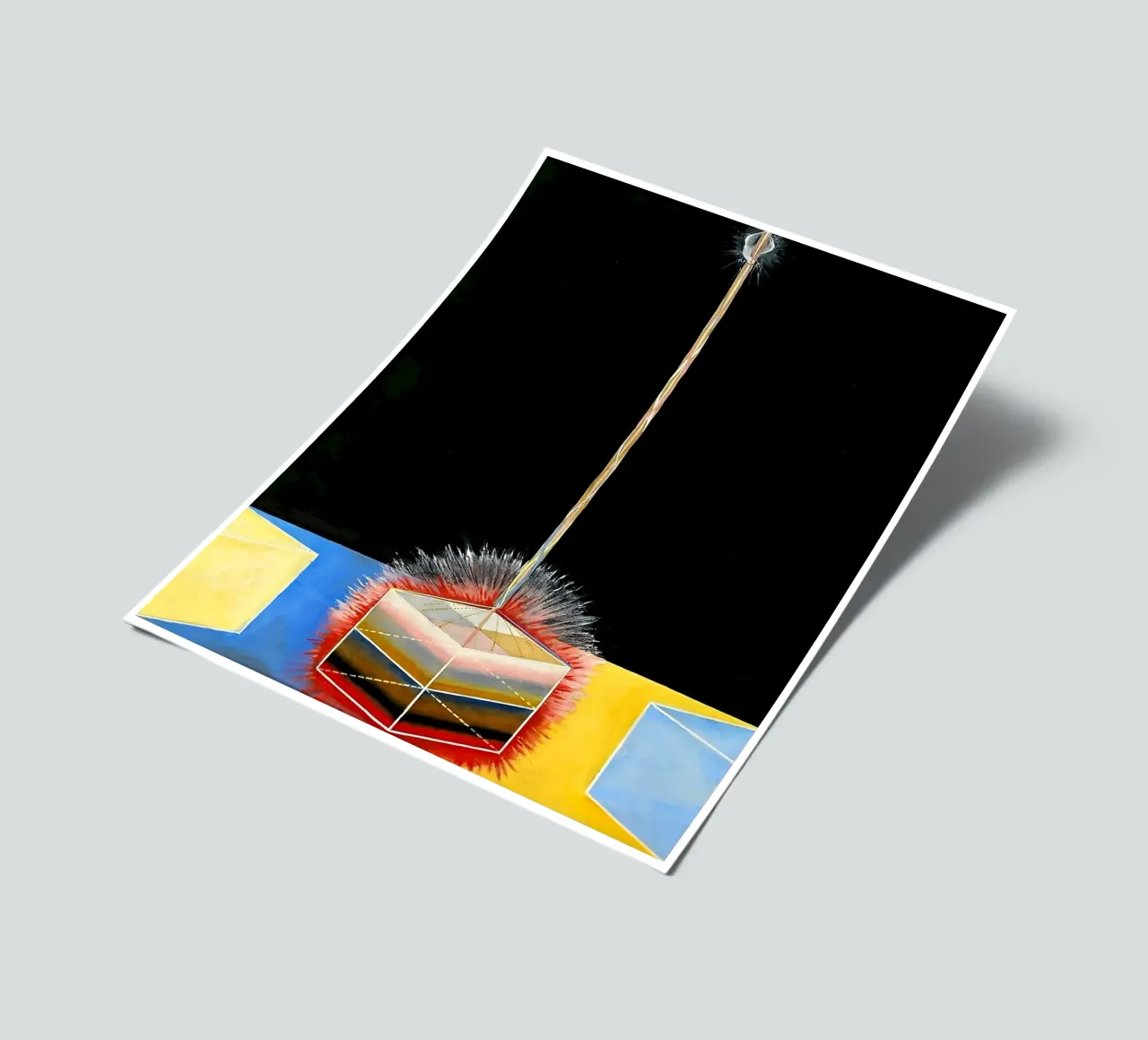 Hilma af Klint - La colombe n° 03 Groupe IX-UW n° 27 planche autocollant de William Store