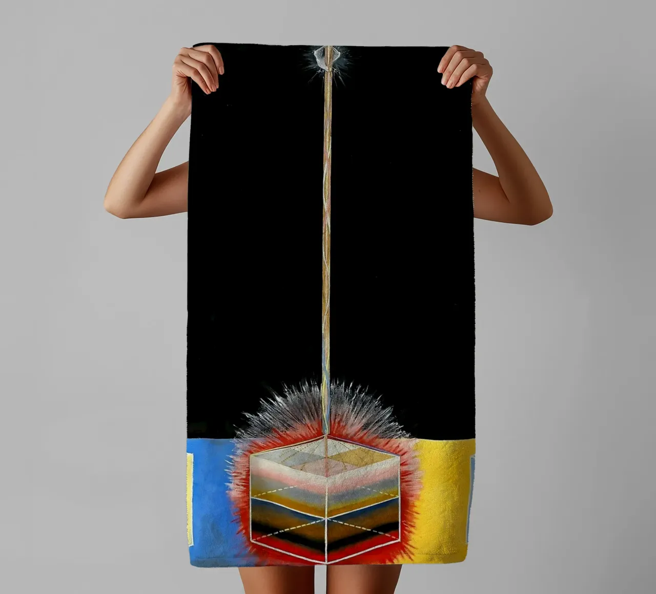 Hilma af Klint - La colombe n° 03 Groupe IX-UW n° 27 serviette de bain de William Store