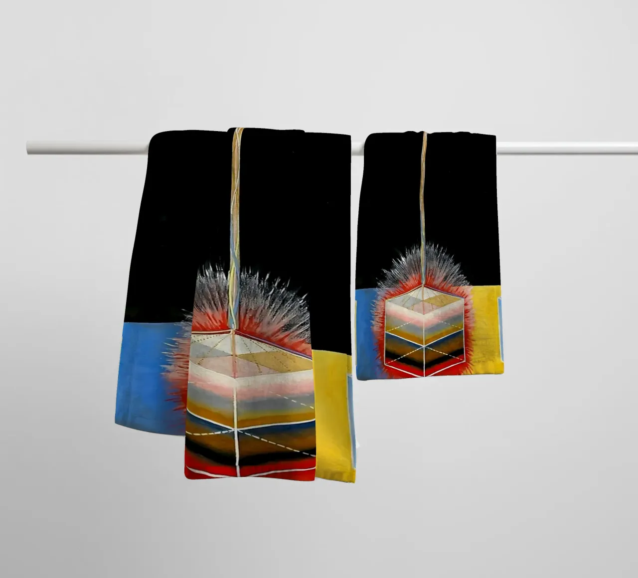 Hilma af Klint - La colombe n° 03 Groupe IX-UW n° 27 serviette de bain de William Store