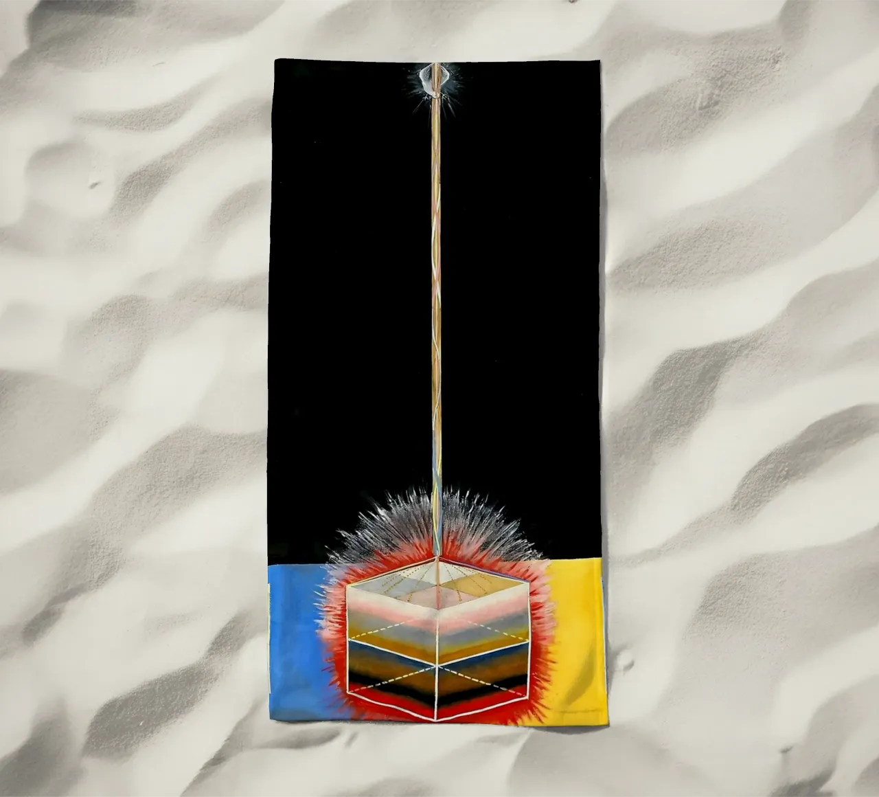 Hilma af Klint - La Colomba n. 03 Gruppo IX-UW n. 27 telo mare da William Store