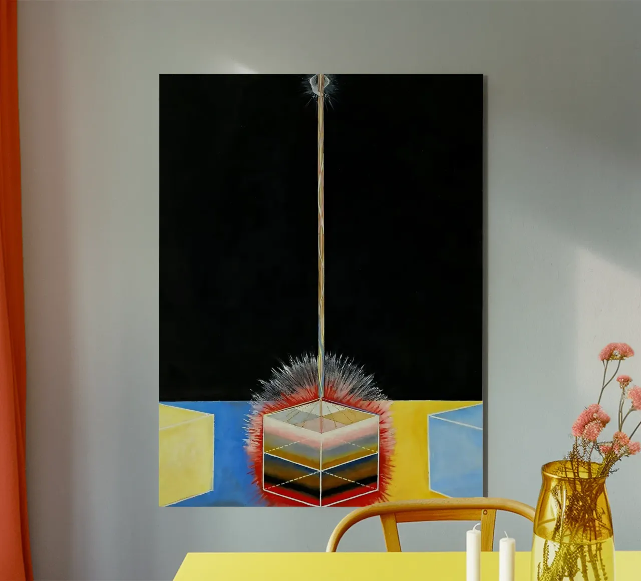 Hilma af Klint - La Colomba n. 03 Gruppo IX-UW n. 27 alluminio dibond da William Store
