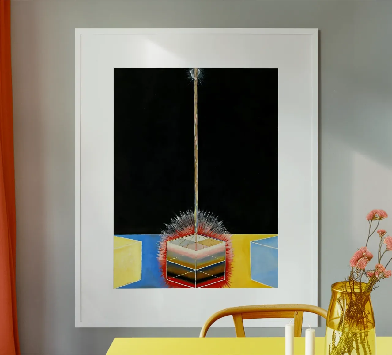 Hilma af Klint - La colombe n° 03 Groupe IX-UW n° 27 hahnemühle de William Store