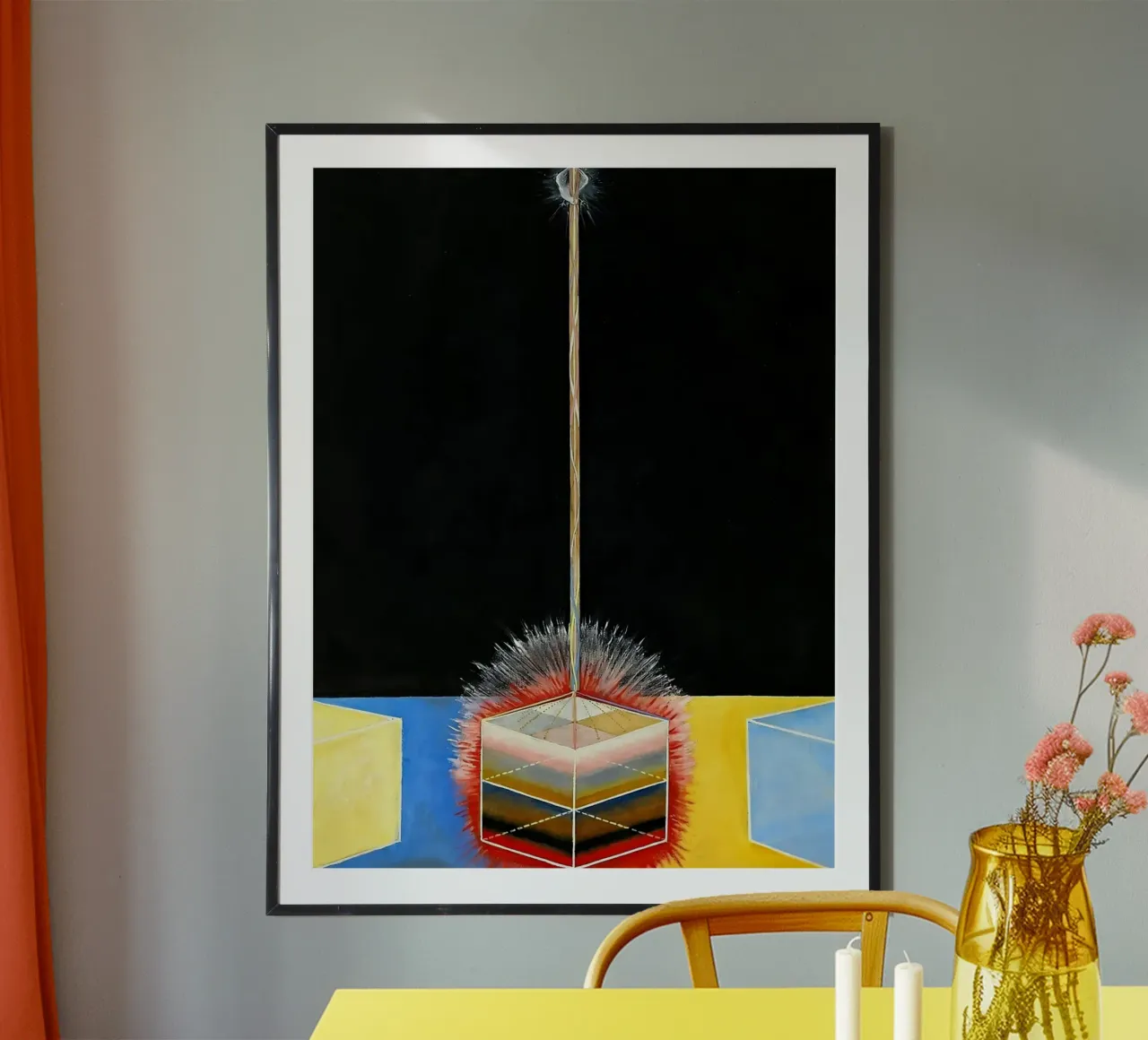 Hilma af Klint - La colombe n° 03 Groupe IX-UW n° 27 hahnemühle de William Store