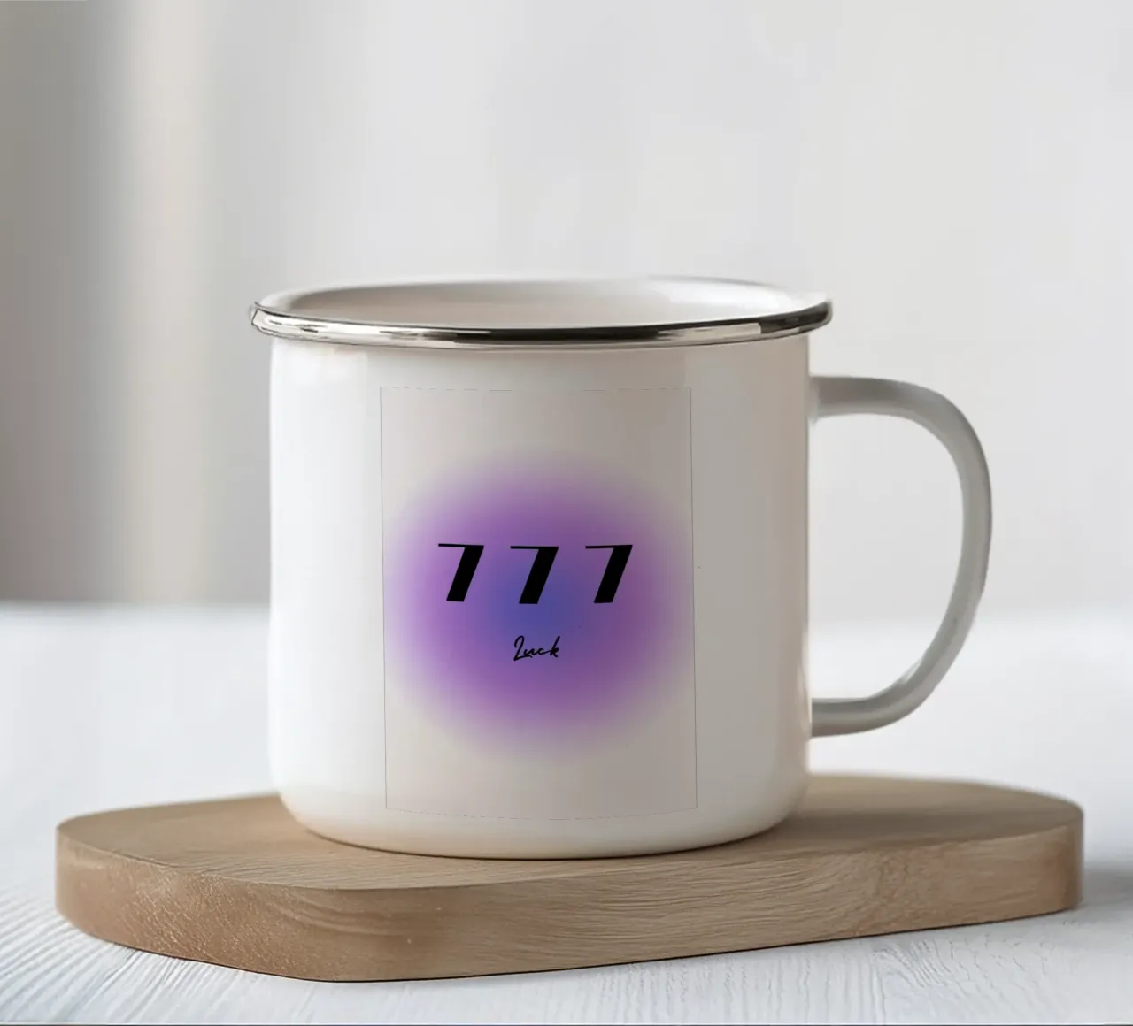 777-Luck tazza in smalto da AESTHETIC VIBES by Isabel