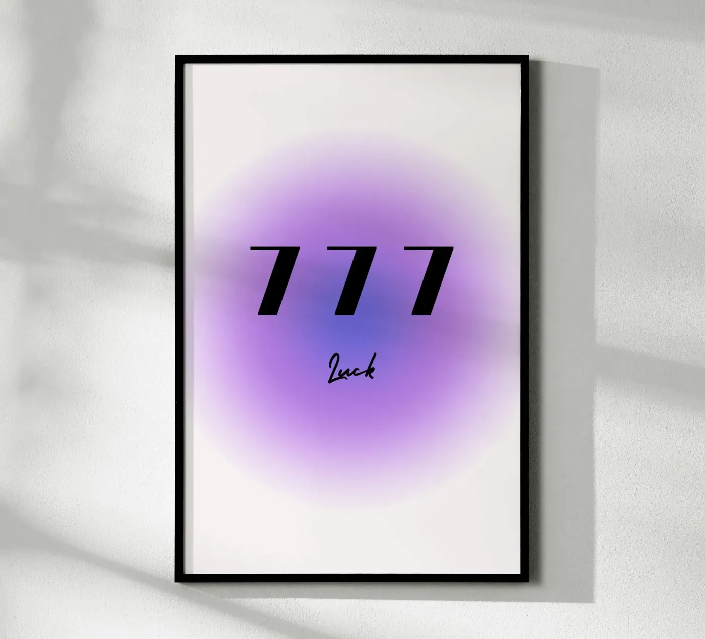 777-Luck poster da isabels_wunderwelt_digital_art