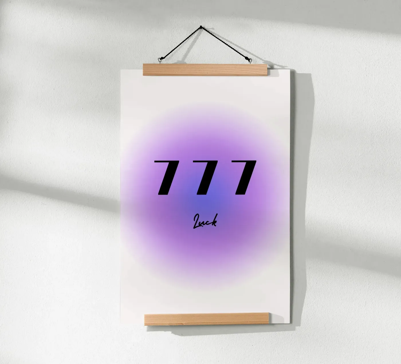 777-Luck poster da isabels_wunderwelt_digital_art
