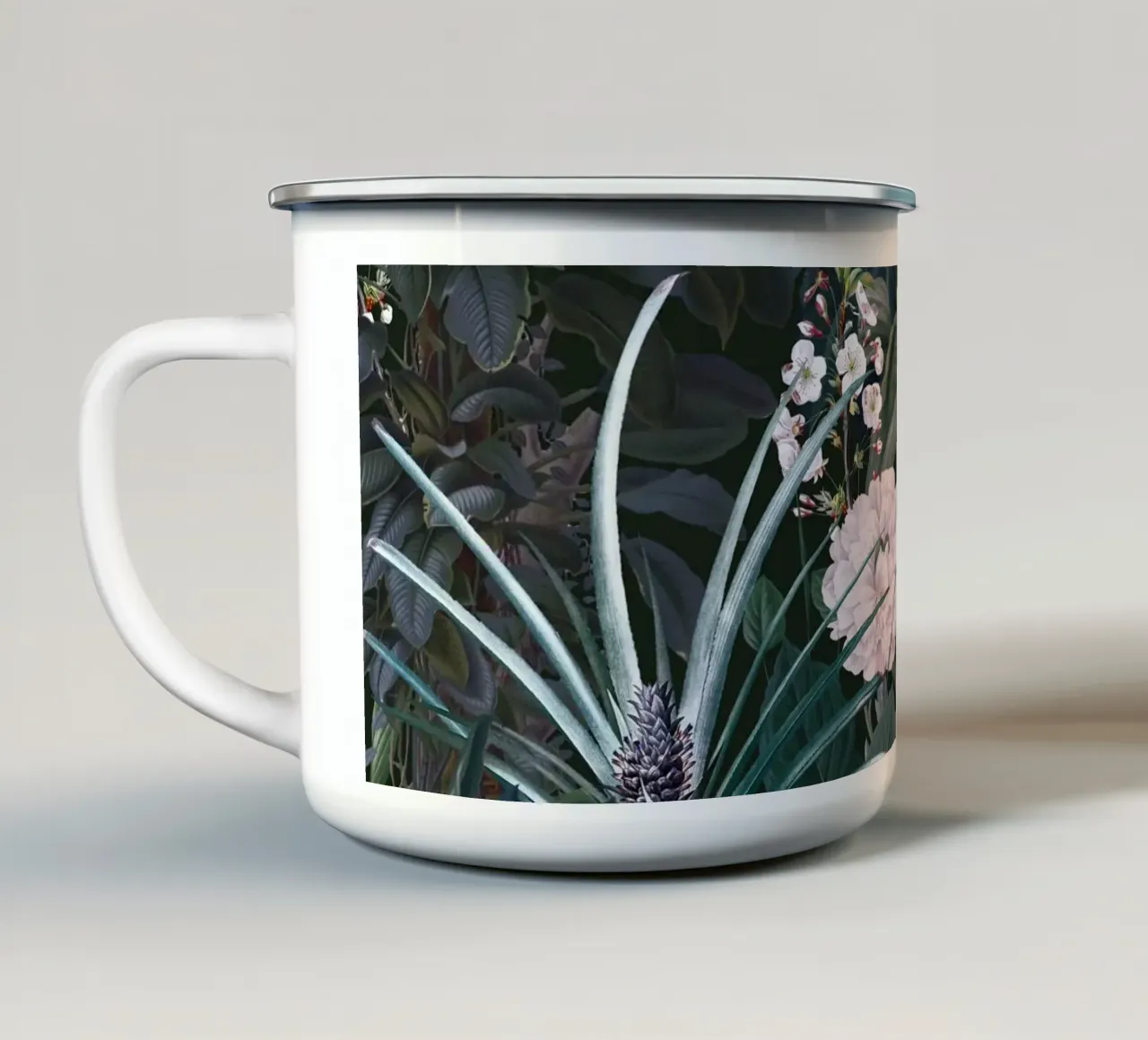 Midnight Garden IX tazza in smalto da burcukorkmazyurek