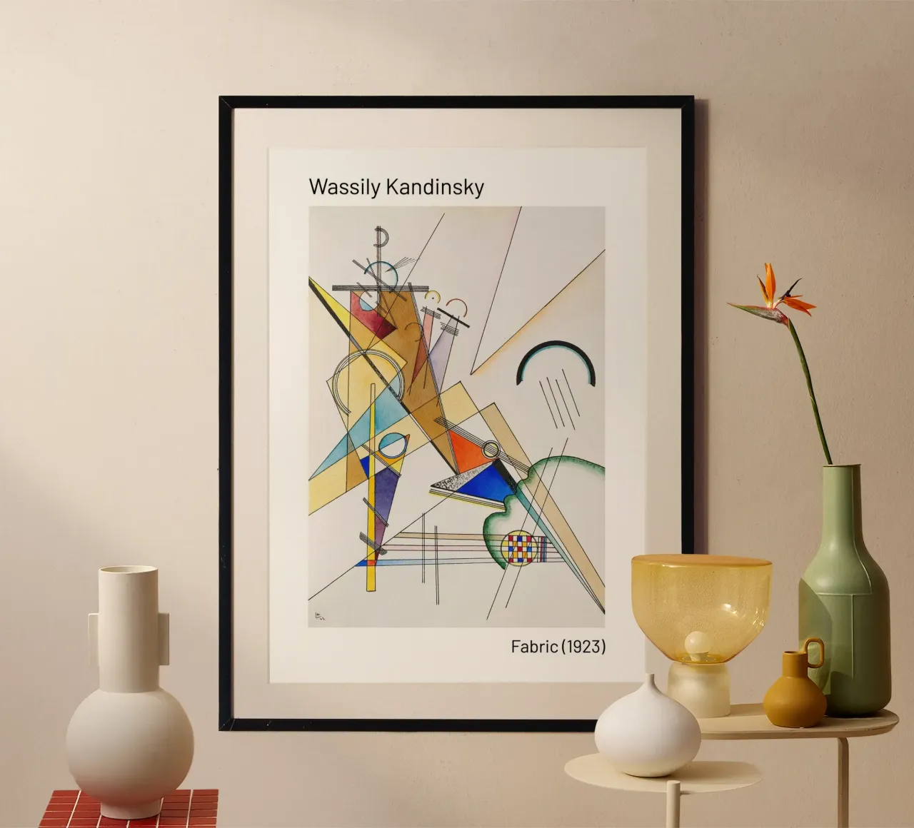 Wassily Kandinsky in posa carta hahnemühle da the red studio