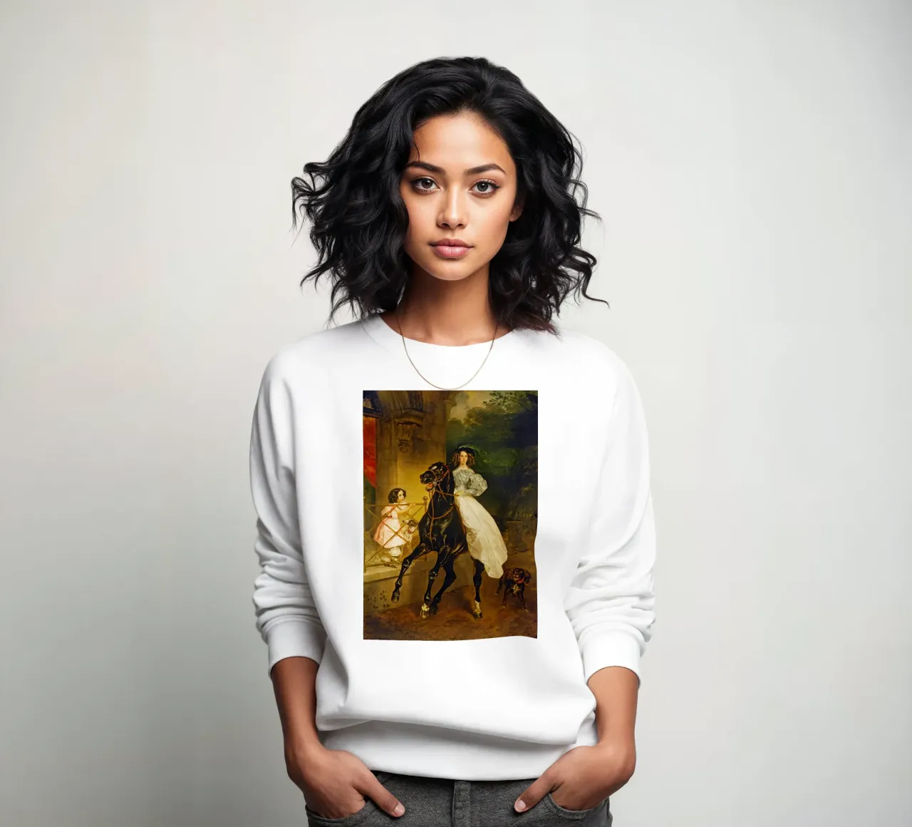 Il Cavaliere Karl Bryullov Bryullo felpa da Venus Art