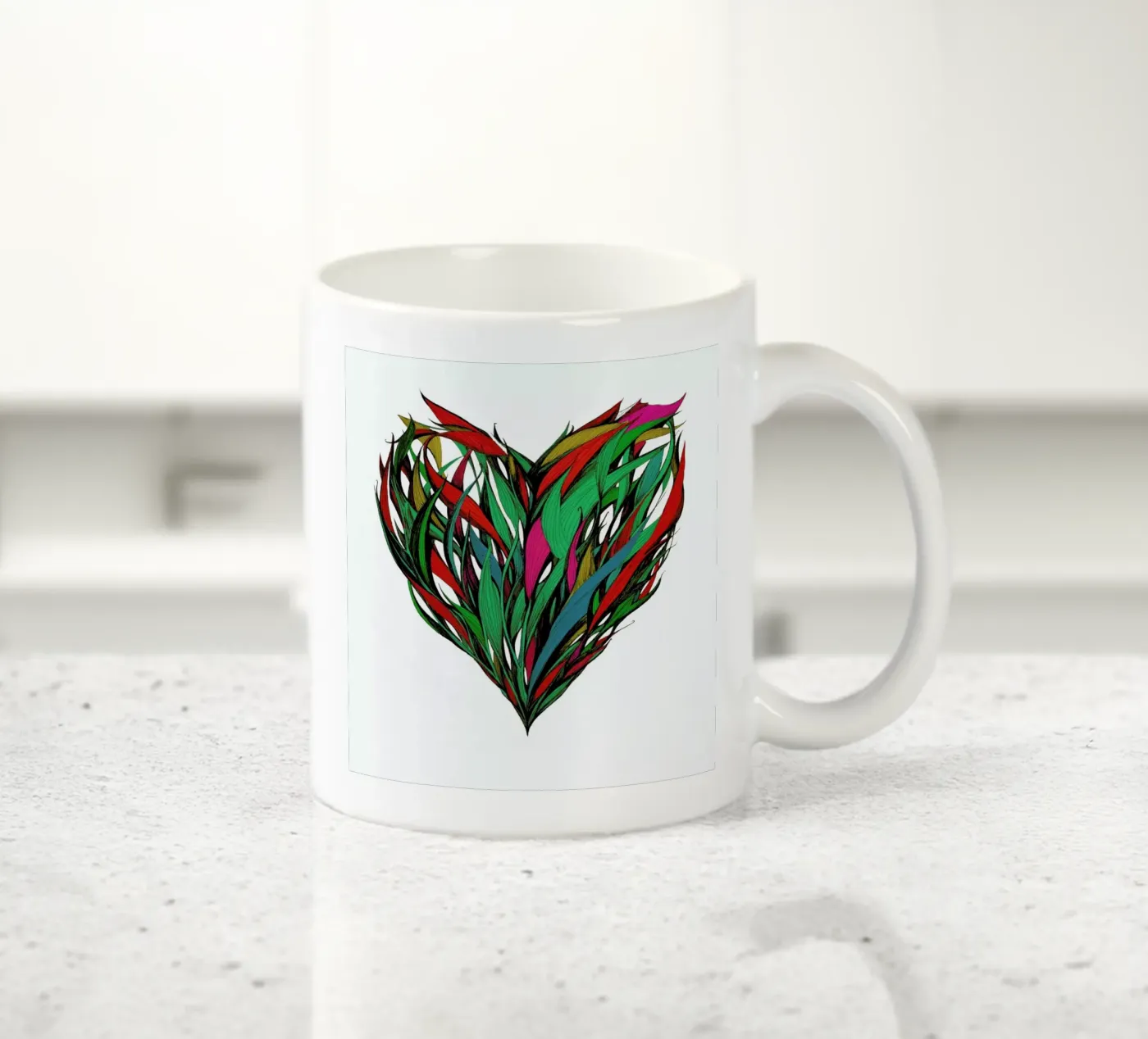 Seasons ceramic mug by Marc Allante