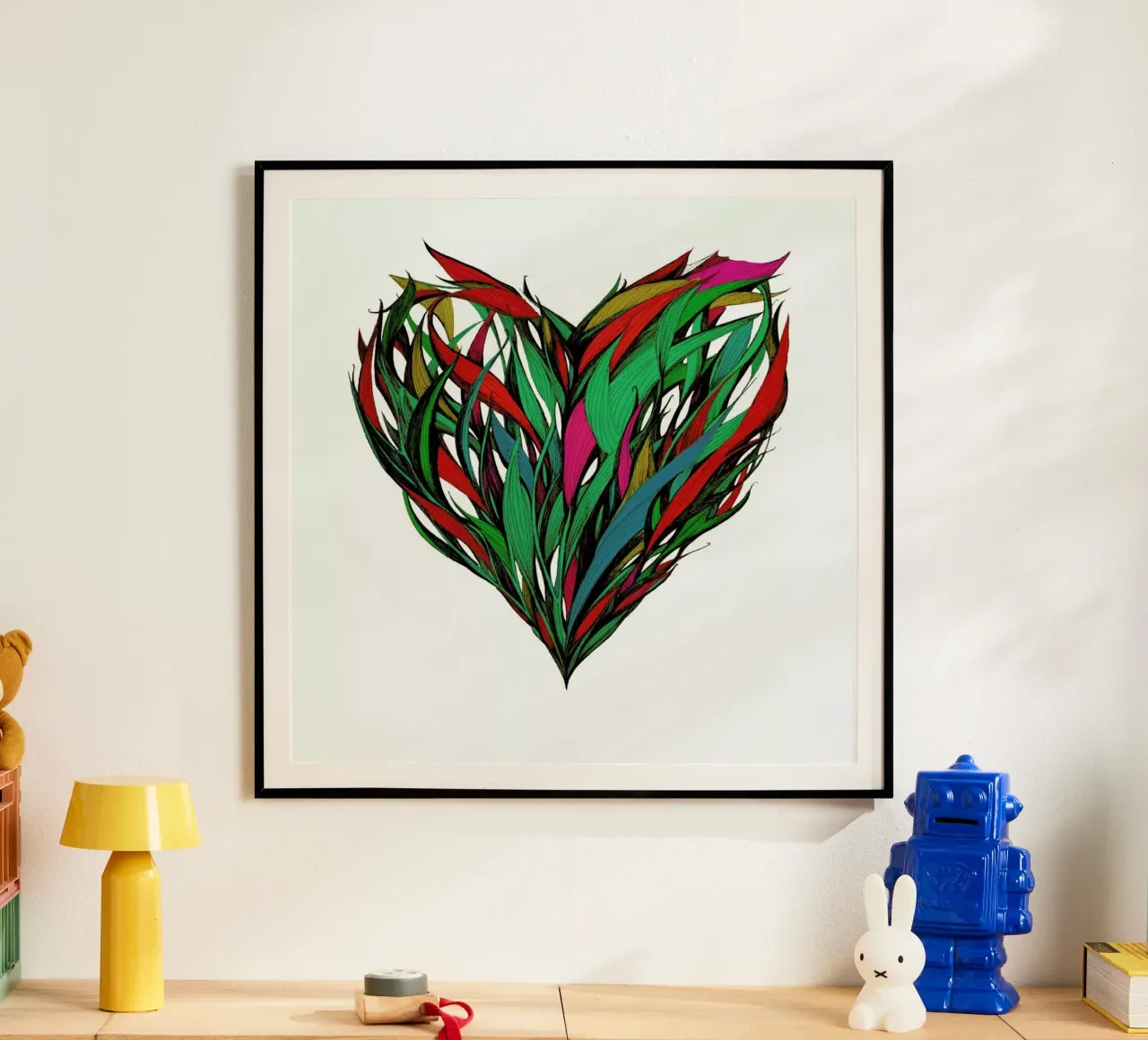 Seasons poster con telaio in alluminio da Marc Allante