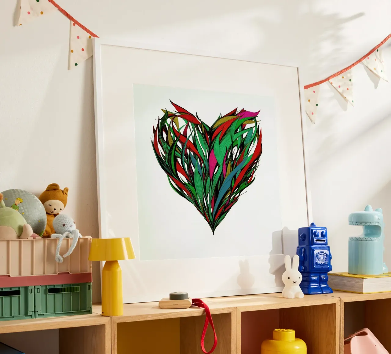 Seasons poster con telaio in alluminio da Marc Allante