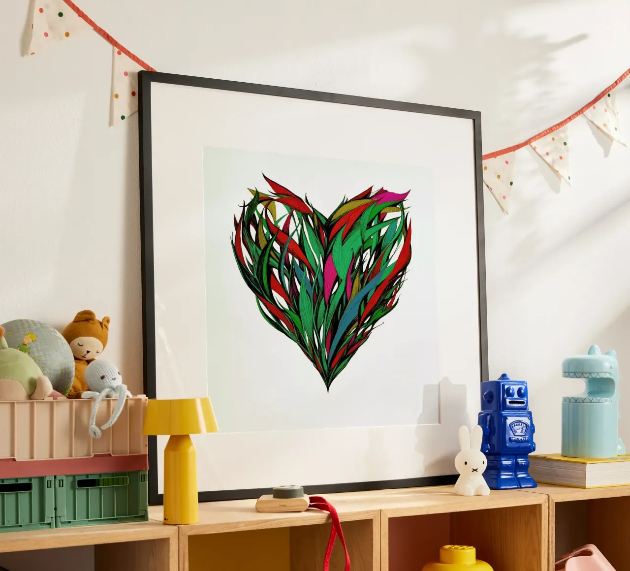 Seasons poster con telaio in alluminio da Marc Allante