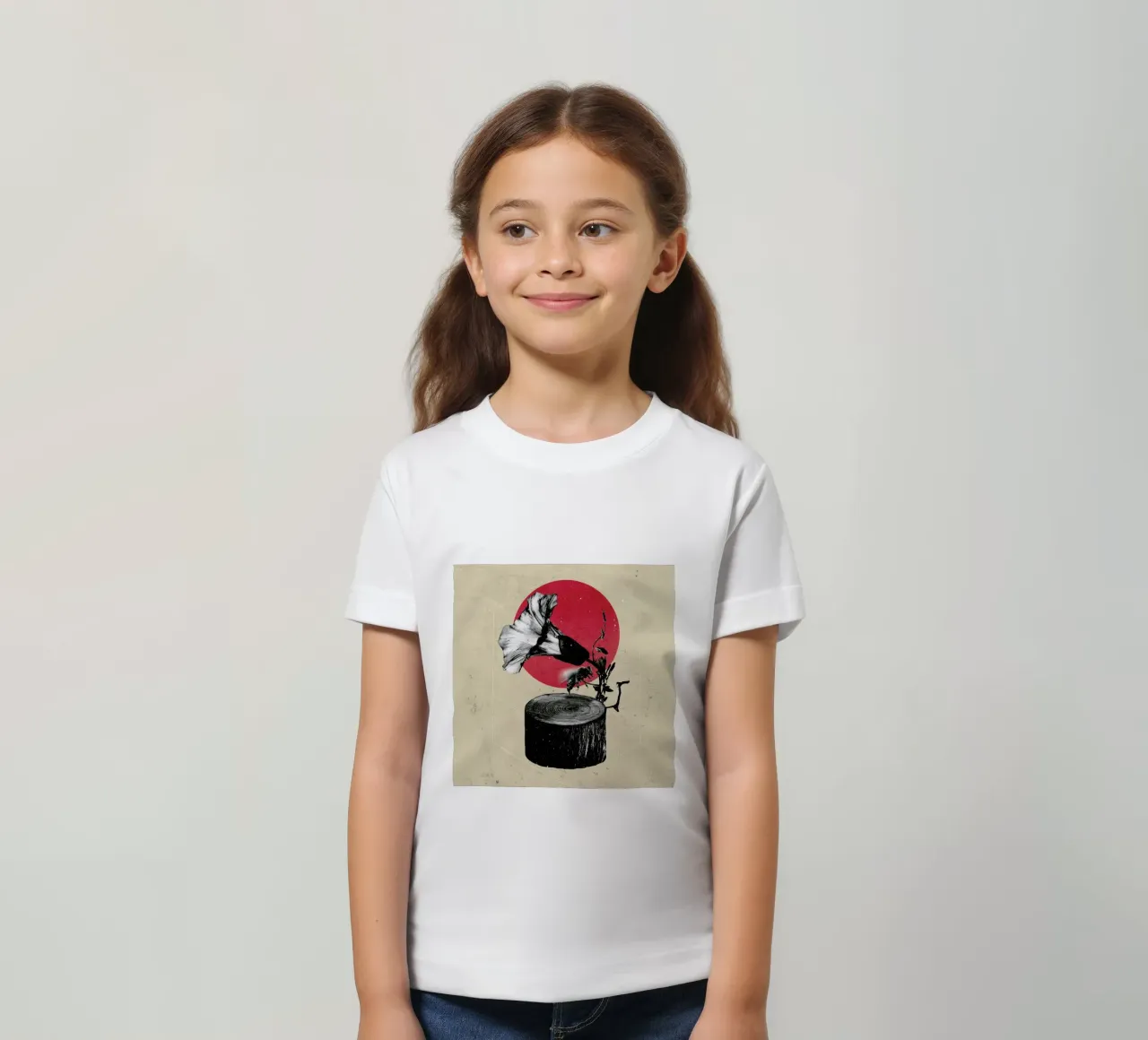 Gramophone Kinder T-Shirt von Ali Gulec