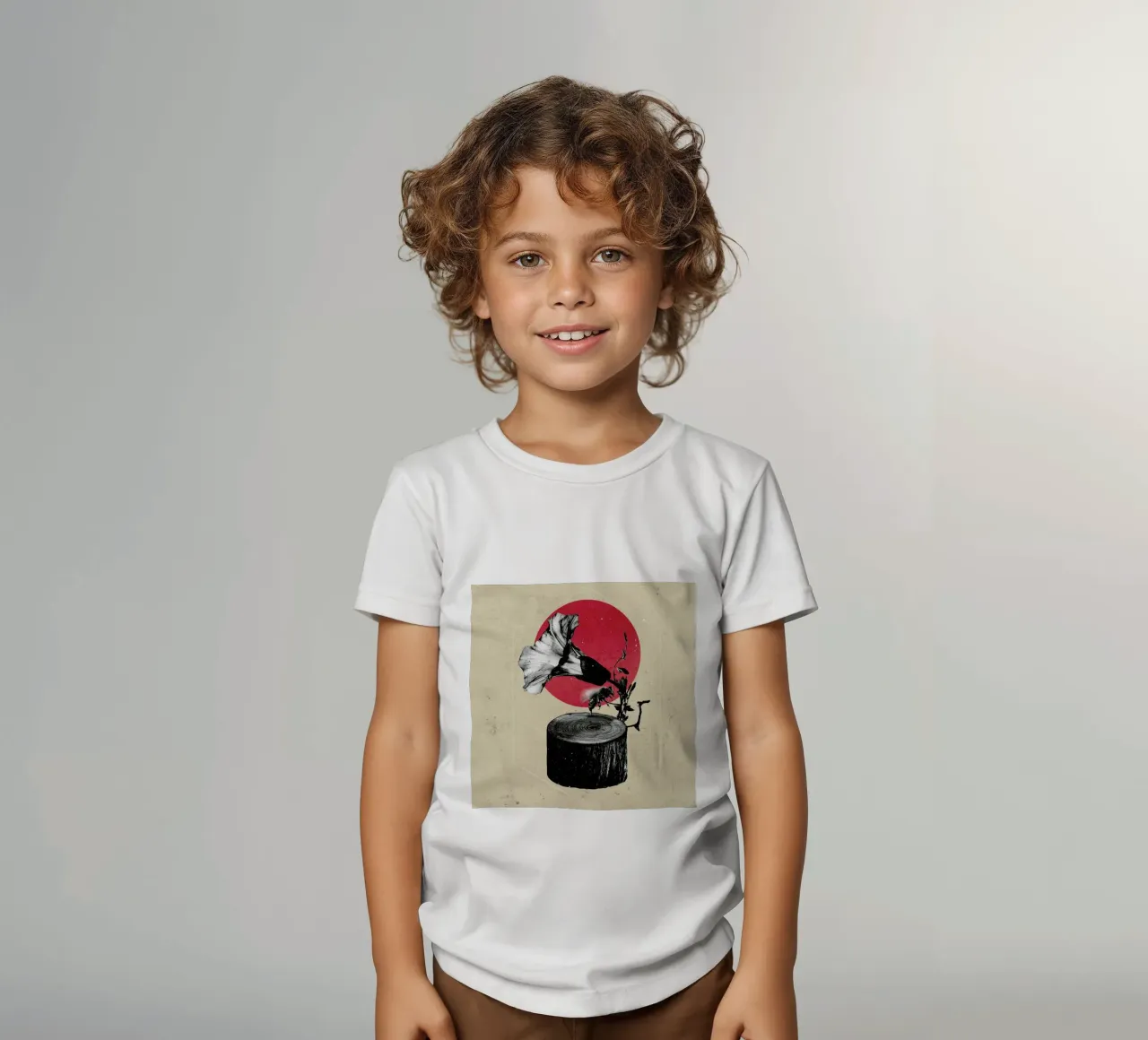 Gramophone Kinder T-Shirt von Ali Gulec