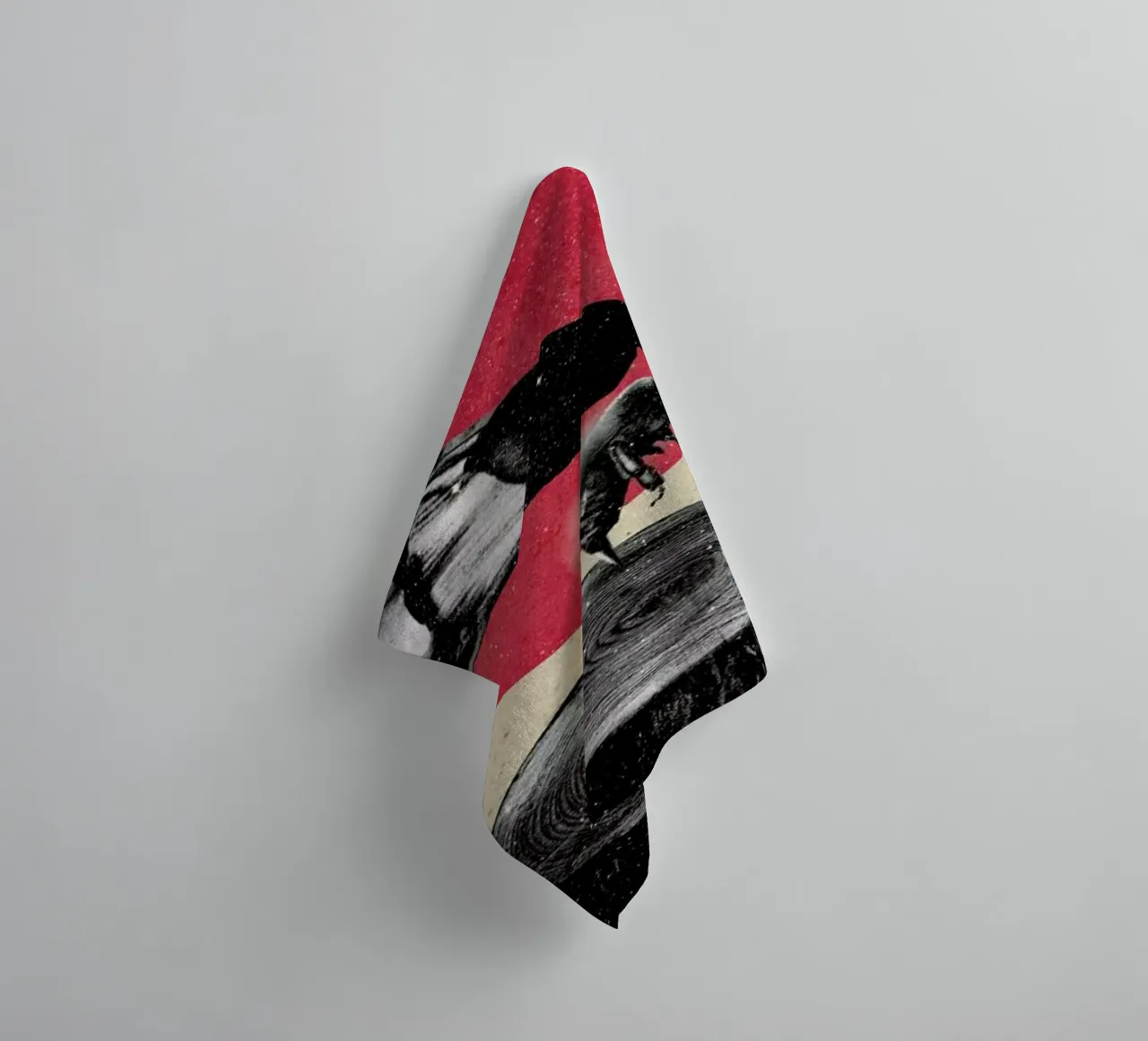 Gramophone asciugamano da bagno da Ali Gulec