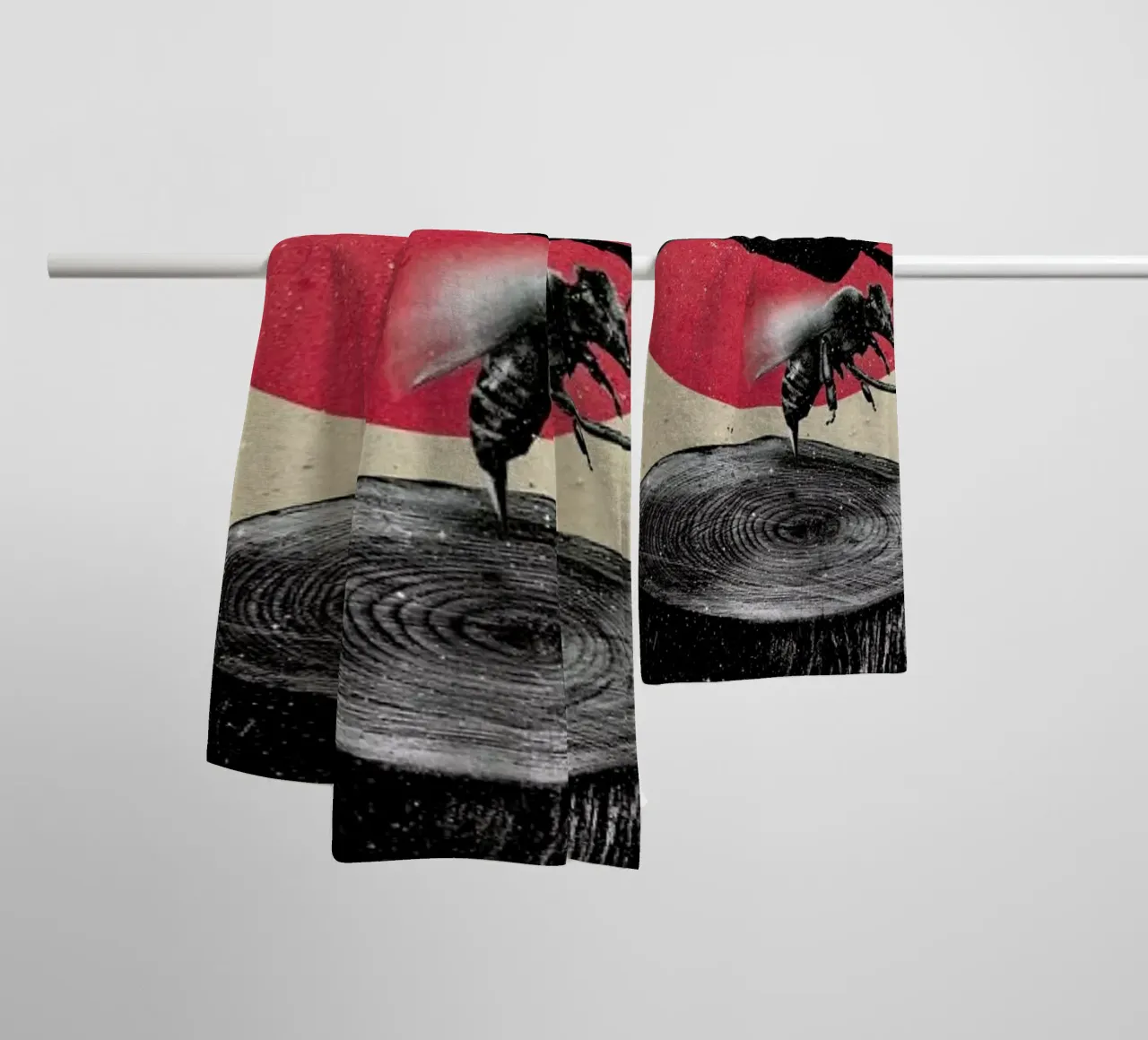 Gramophone asciugamano da bagno da Ali Gulec