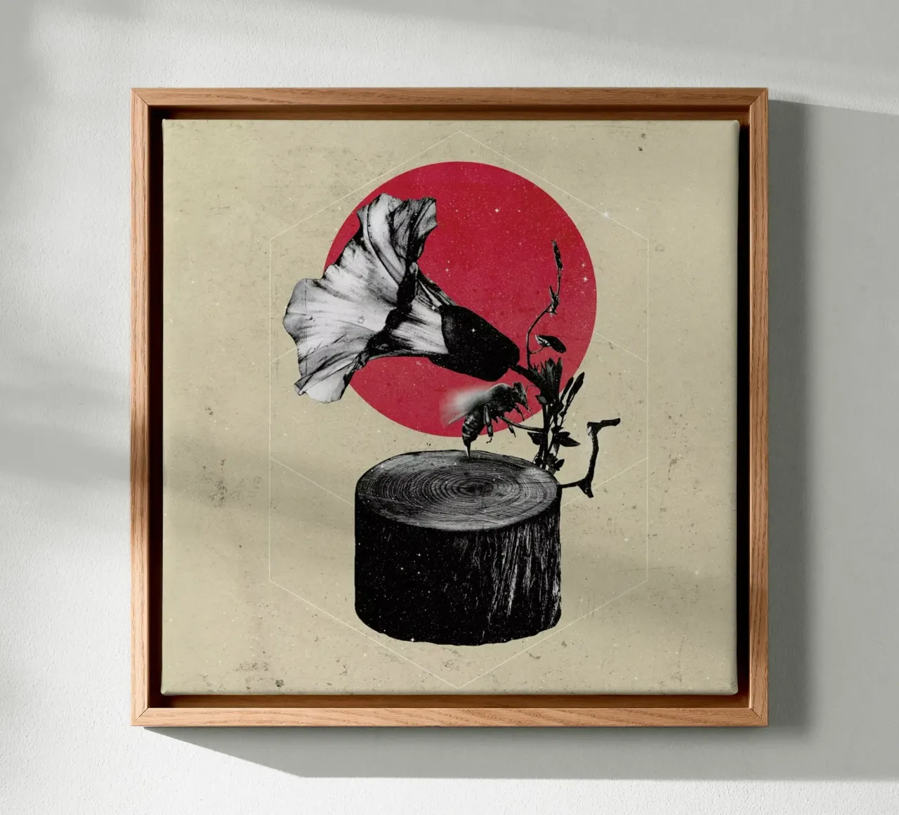 Gramophone canvas van Ali Gulec