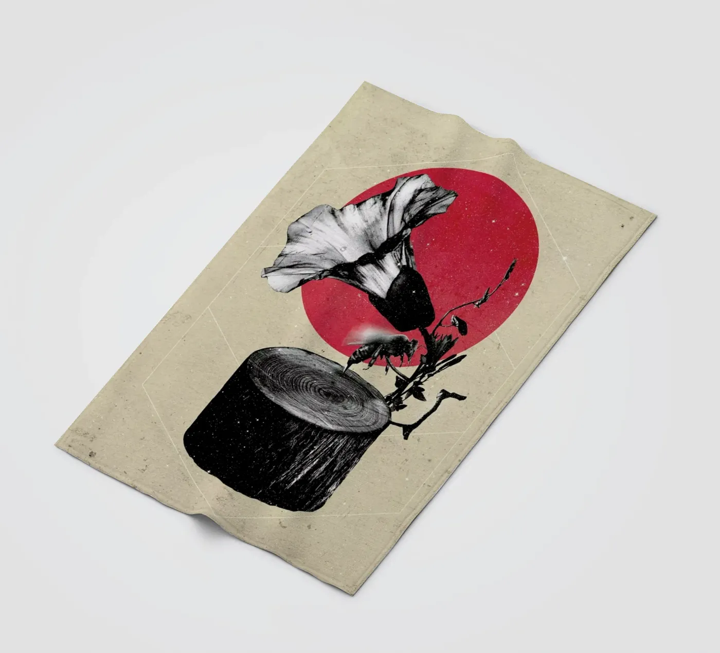 Gramophone Fleecedecke von Ali Gulec